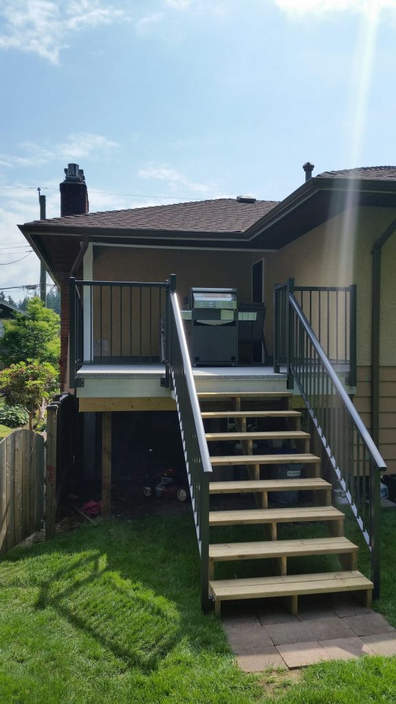 Concrete Landing Reno - DECK PROS | Construction & Railing Inc.